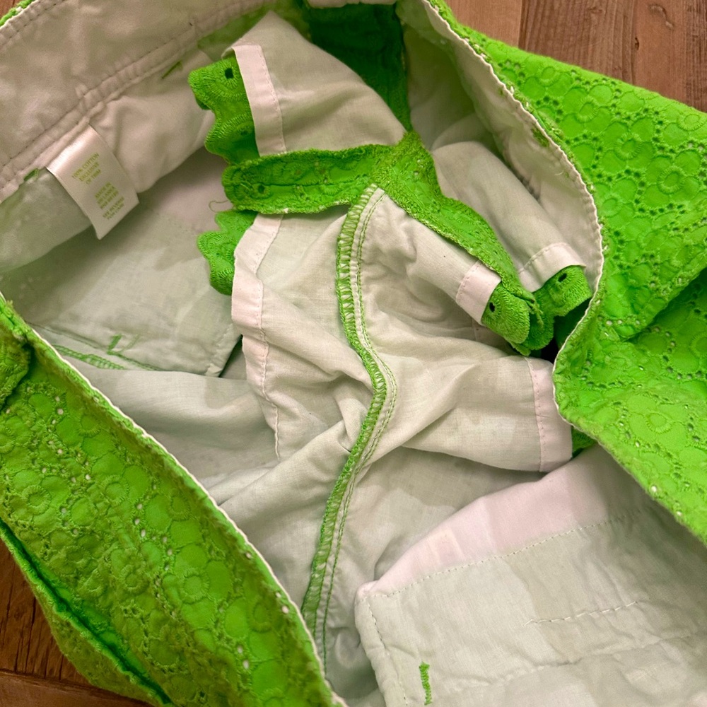 Lily Pulitzer sz10 green Walsh shorts - Picture 5 of 7